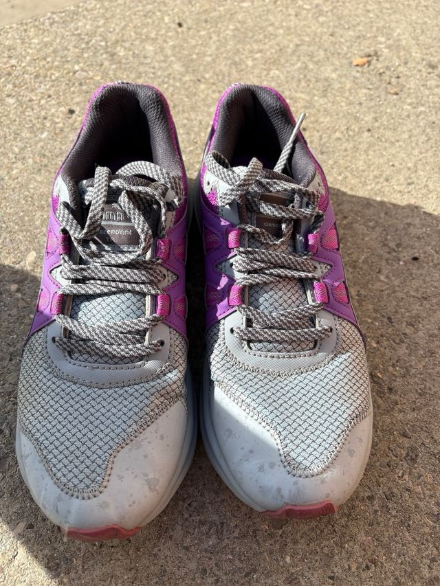 Zapatillas Puma Gris y Morado