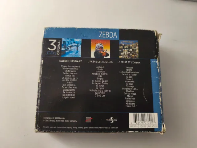 Caja recopilatorio ZEBDA