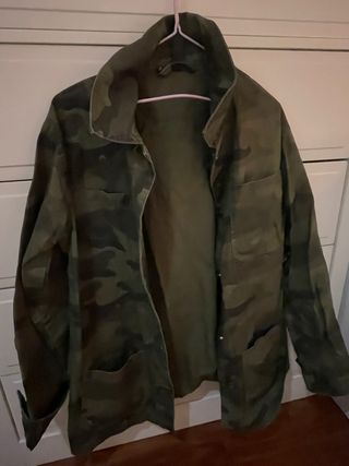 Chaqueta militar verde