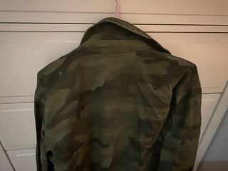 Chaqueta militar verde