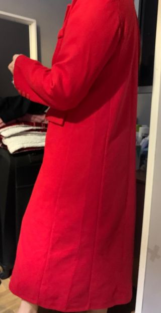 Abrigo Largo Rojo KING Moda Joven