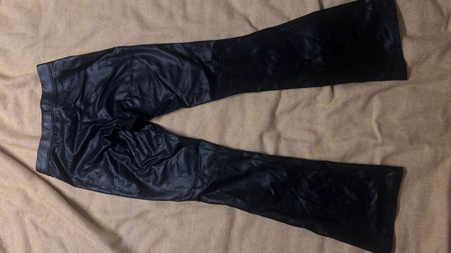 Pantalones efecto piel Zara 13-14 años