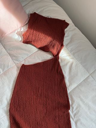 Vestido ZARA corte cintura