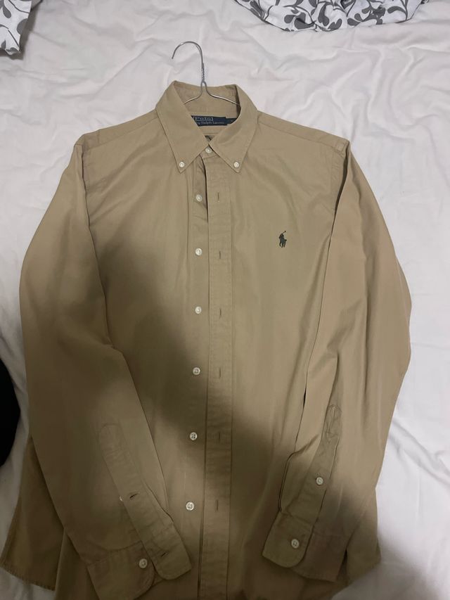 Camisa Polo Ralph Lauren Beige Original