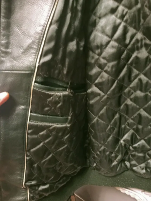 Chaqueta Bomber Chevignon'90 Verde y Beige