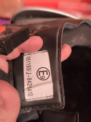 Casco de moto Hebo plateado