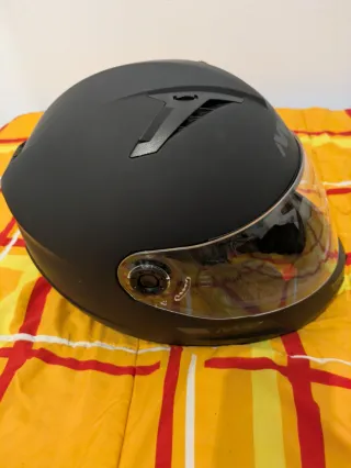 Casco de moto NVG negro