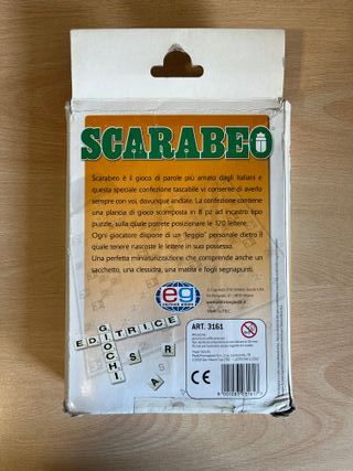 Scarabeo Gioco da Tavolo Portatile