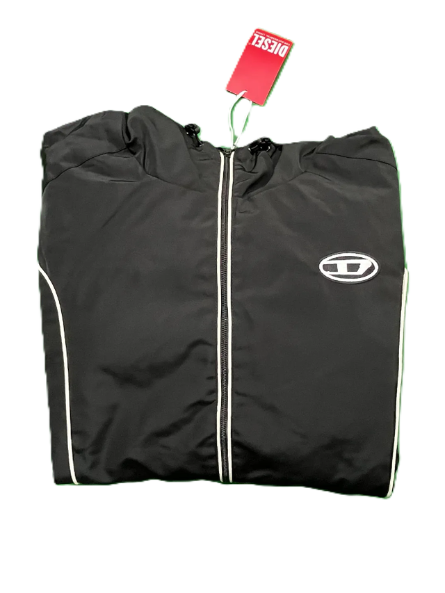 Chaqueta Cortavientos Diesel Negra