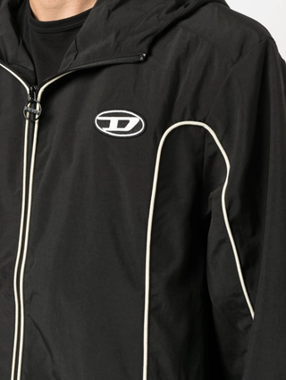 Chaqueta Cortavientos Diesel Negra