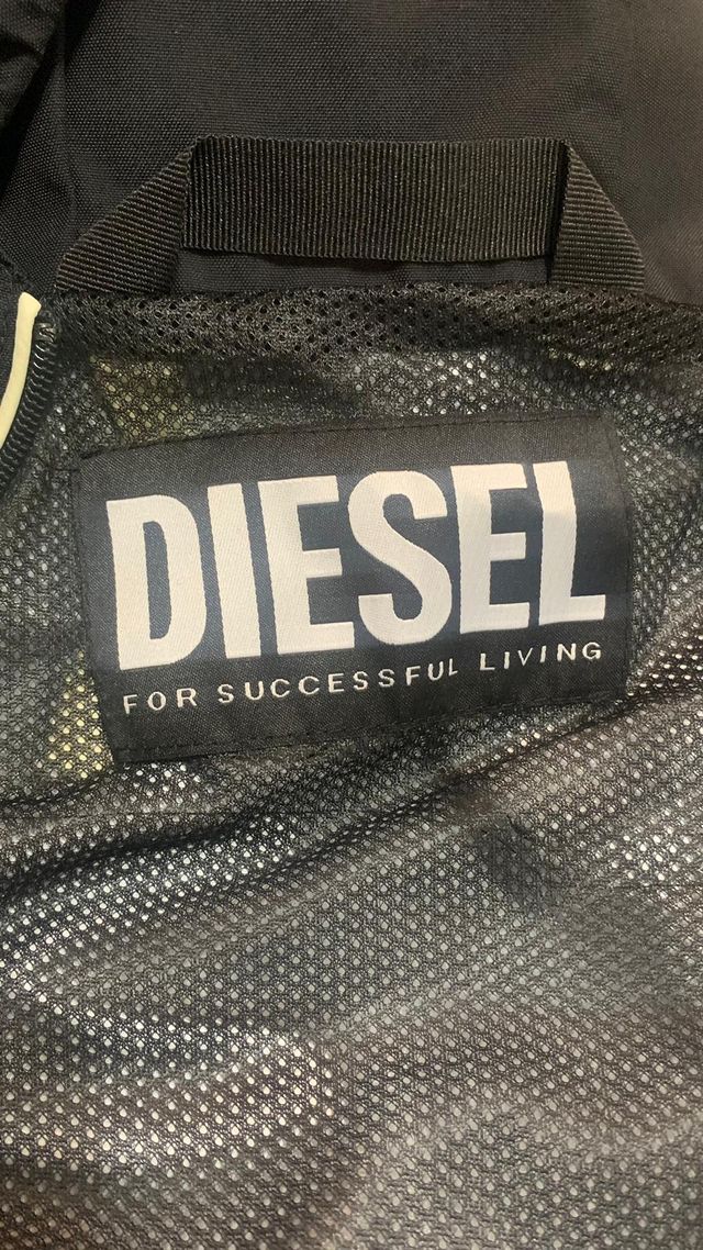 Chaqueta Cortavientos Diesel Negra