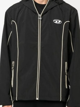 Chaqueta Cortavientos Diesel Negra