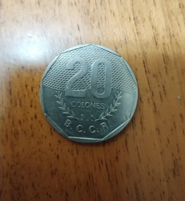 Moneta 20 Colones Costa Rica 1983