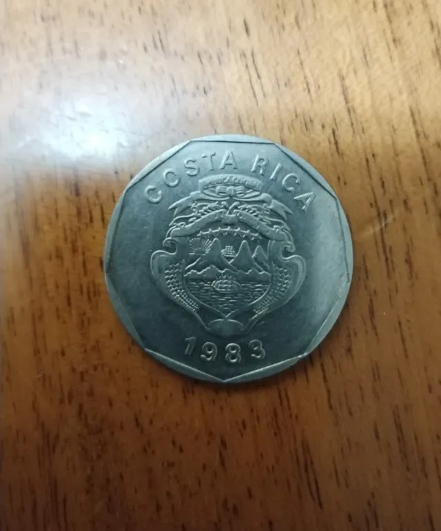 Moneta 20 Colones Costa Rica 1983