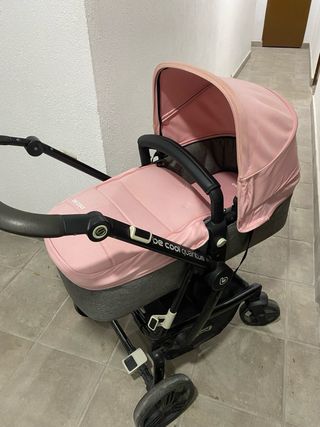 Carro de bebé Be Cool Quantum gris y rosa