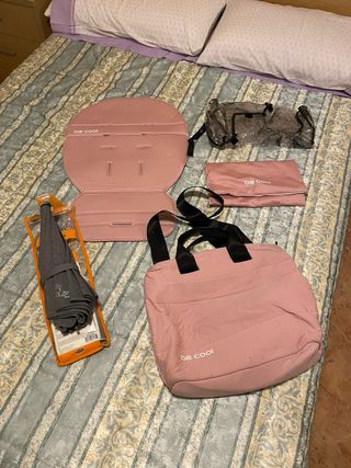 Carro de bebé Be Cool Quantum gris y rosa