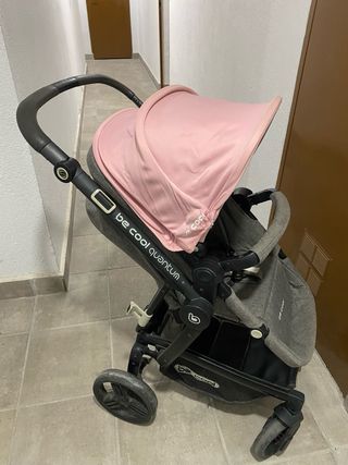 Carro de bebé Be Cool Quantum gris y rosa