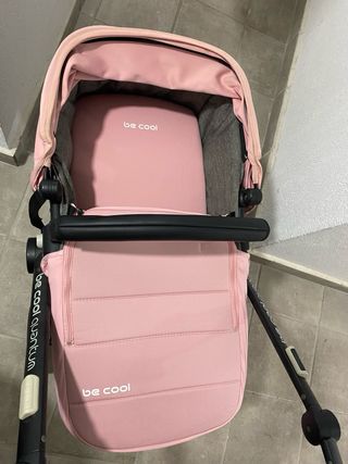 Carro de bebé Be Cool Quantum gris y rosa