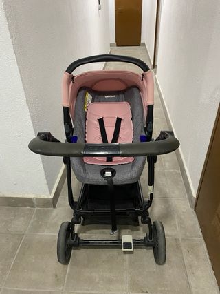 Carro de bebé Be Cool Quantum gris y rosa