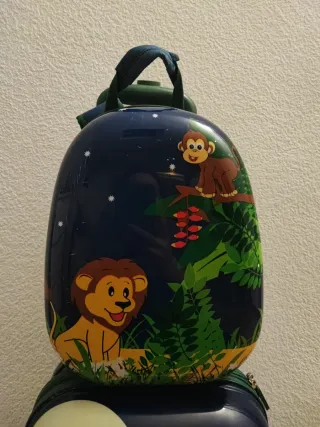 Maleta infantil con diseño de animales