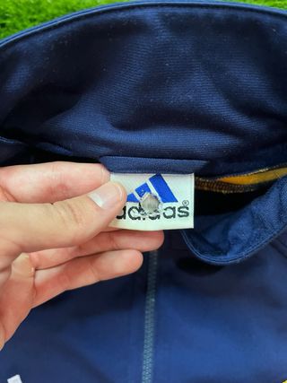 Chándal Adidas Real Madrid Azul y Amarillo Vintage