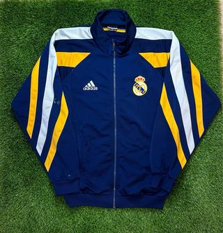Chándal Adidas Real Madrid Azul y Amarillo Vintage