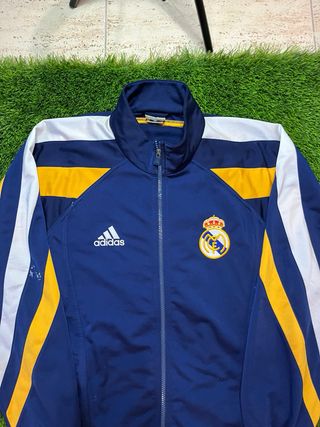 Chándal Adidas Real Madrid Azul y Amarillo Vintage