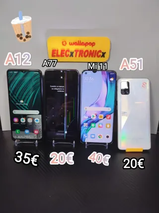 Samsung A12, OPPO A77, Xiaomi Mi 11, Samsung A51