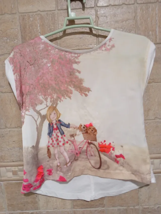 Camiseta Mayoral niña estampado