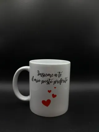 Tazza personalizzata con cuori