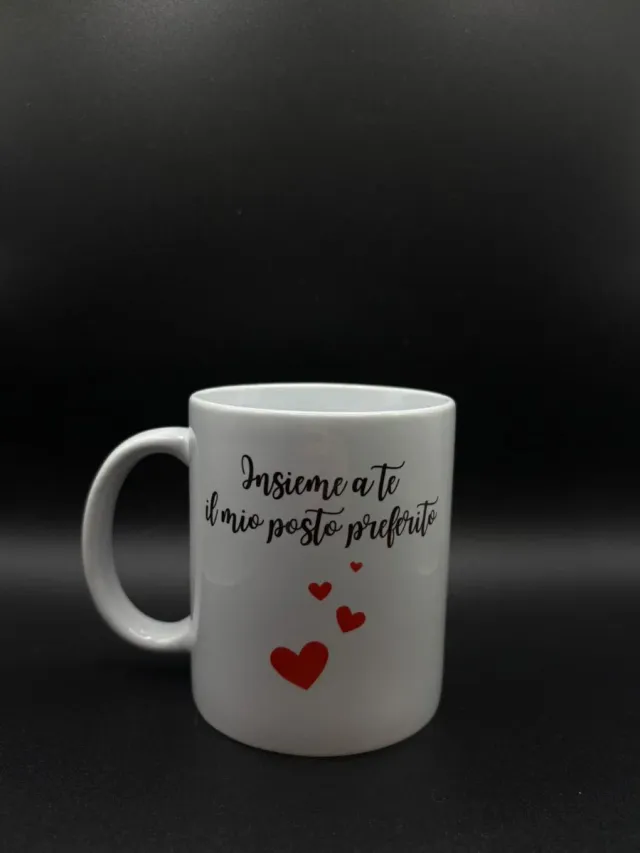 Tazza personalizzata con cuori