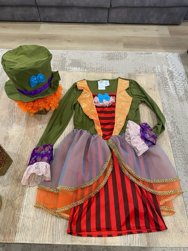 Disfraz Sombrerero Loco Niña 10-12 años