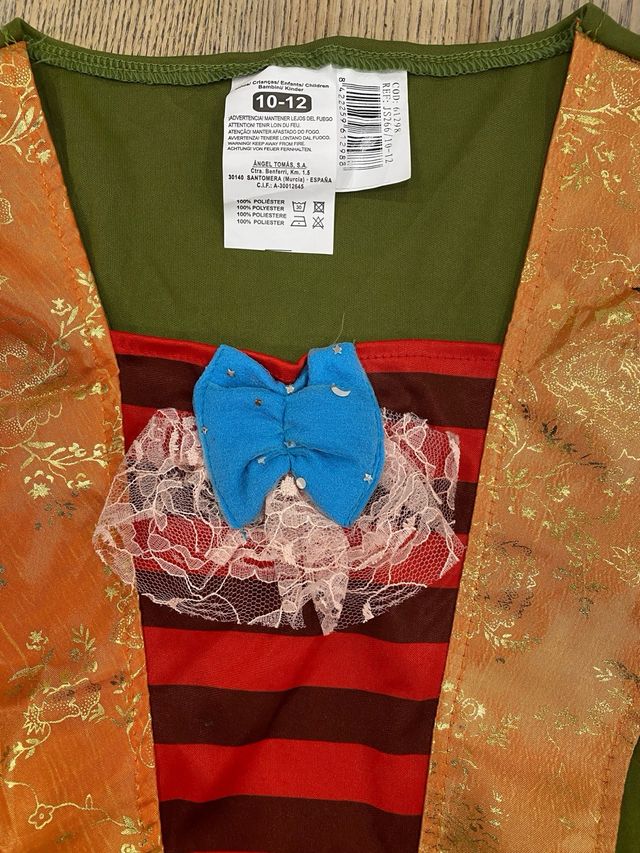 Disfraz Sombrerero Loco Niña 10-12 años