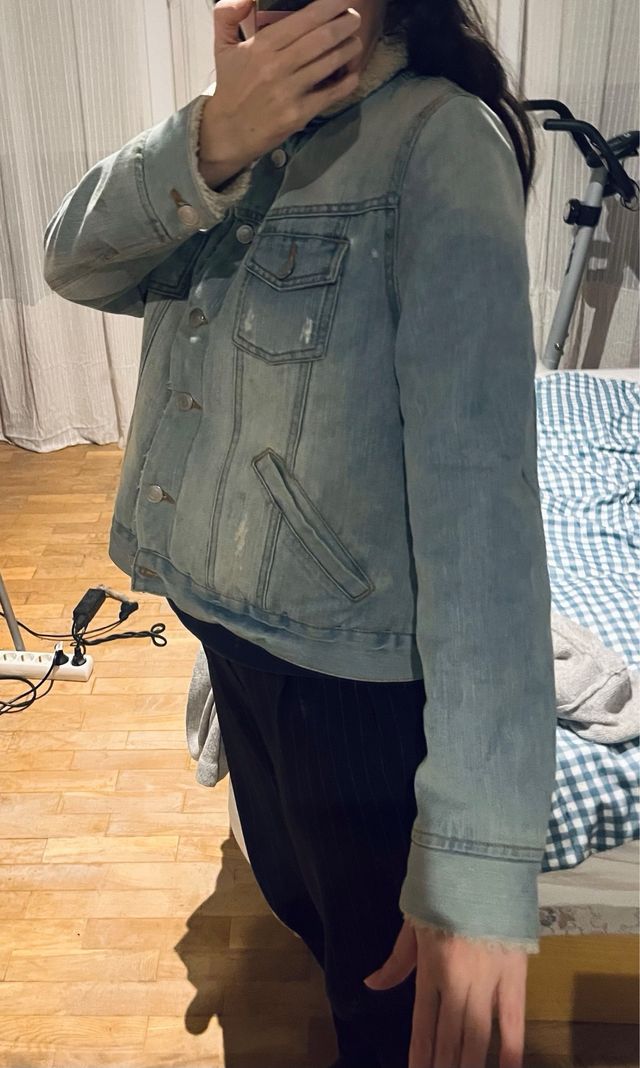 Chaqueta vaquera borrego Primark