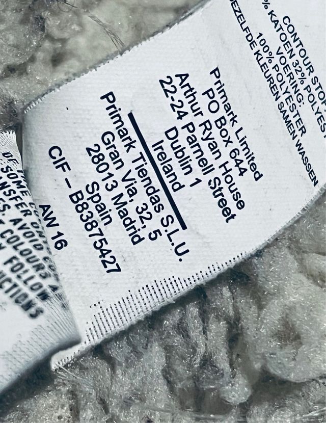 Chaqueta vaquera borrego Primark