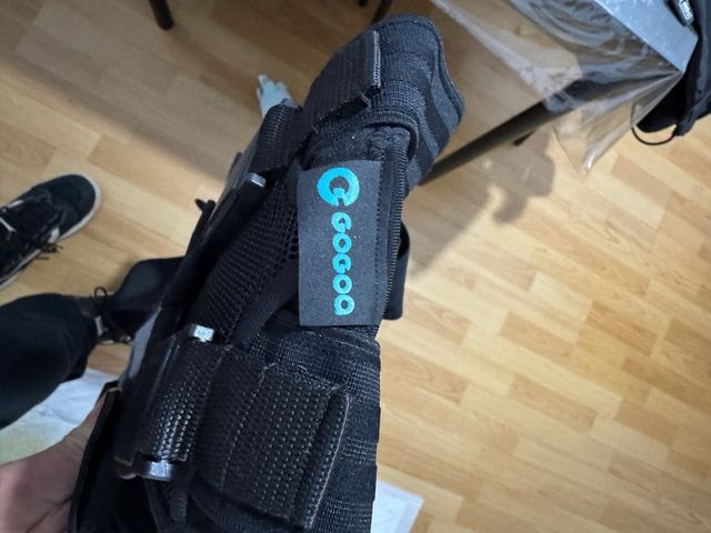 Faja Lumbar GOGOQ con Tirantes Negra con sujecion