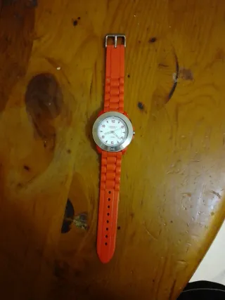 Reloj Formula 1 Naranja y Plata