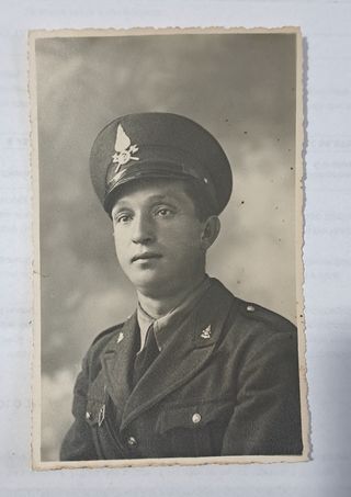 Cartolina postale antica militare