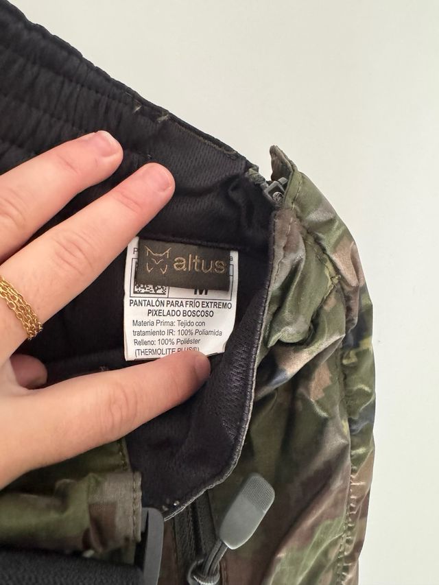 Chaqueta Militar Frío Extremo Verde