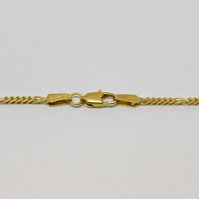 Cadena Oro Eslabón Espiga 5x1