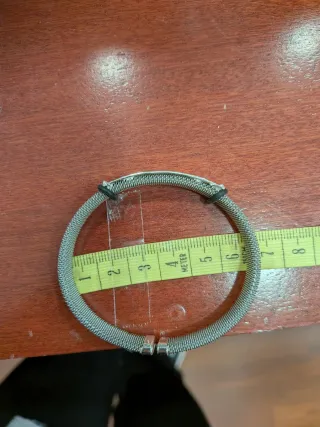 Pulsera Betis Plata y Acero Ajustable