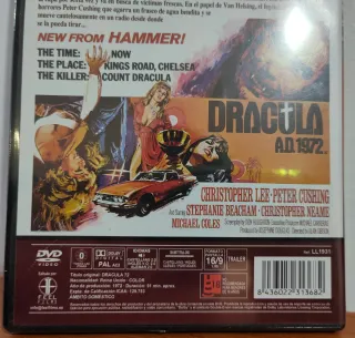 Película Drácula 73 DVD Nueva (Christopher Lee)