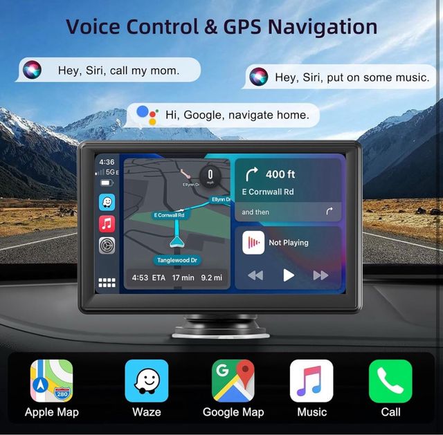 Pantalla Coche CarPlay 7”