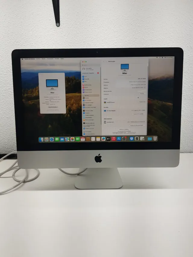 iMac 21,5' A1418 2013 Apple Prata