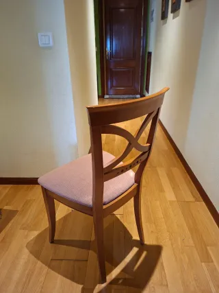 Conjunto Muebles Salón Madera y Cristal