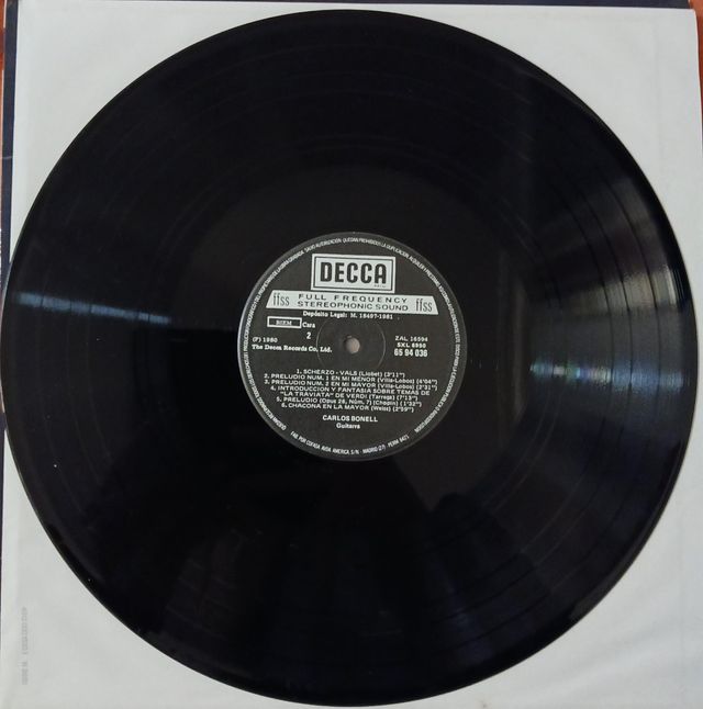 Carlos Bonell Guitarra Clásica Decca