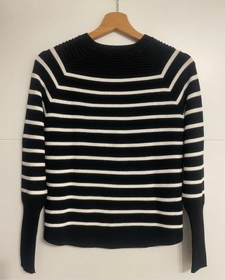 Jersey rayas blanco y negro talla M