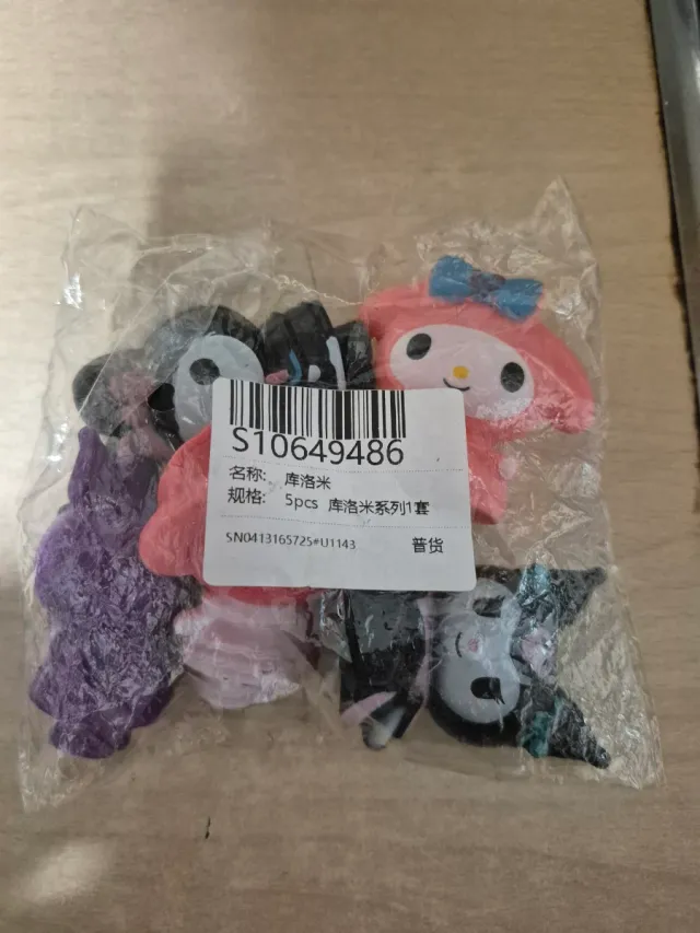 Figuras Sanrio Kuromi Set 5 Piezas