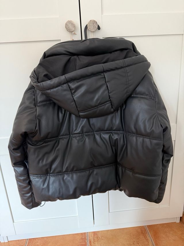 Chaqueta polipiel acolchada ZARA