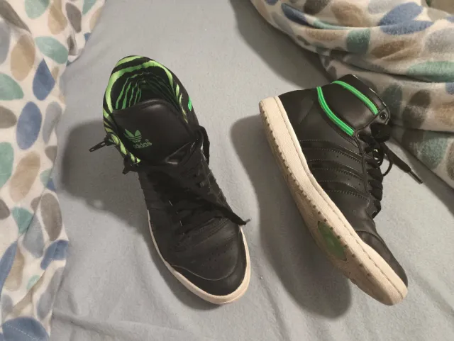 Zapatillas Adidas Top Ten Mujer Negras y Verdes